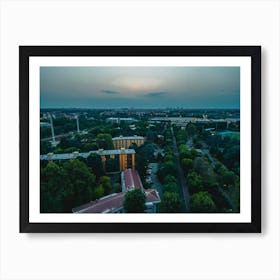 Aerial View of the City of San Donato Milanese, Milano. Art Prints Art Print