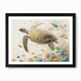 Wild Animal Illustration 162 Art Print