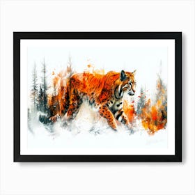 Spotted Wild Cat - Wildcat Types Art Print