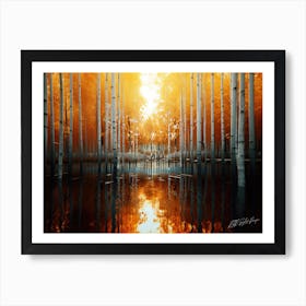 Catori - She Is Spirit - Birch Forest Art Print