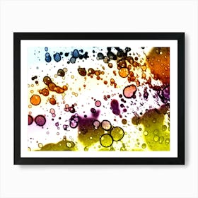 Abstraction Is Modern Colored Spots Art Print