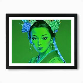 Japan Geisha Visual 24 Art Print