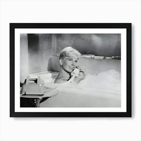 Actress Doris Day In A Scene From The Film Pillow Talk Art Print