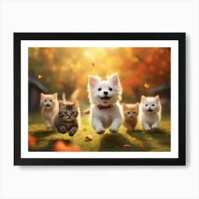 Cute Kittens 5 Art Print