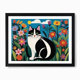 Cat portrait  Art Print