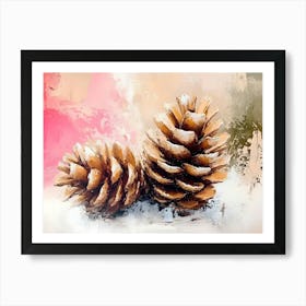 Pine Cones Art Print