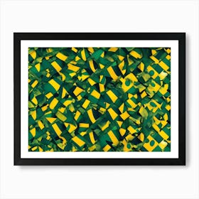 Brazilian Abstract Pattern Art Print