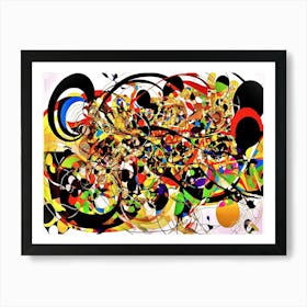 Abstract Shape - Abstract Template Art Print