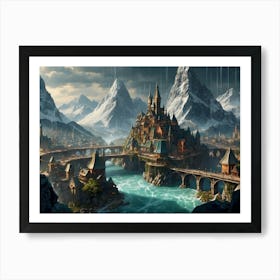 Fantasy Castle 2 Art Print