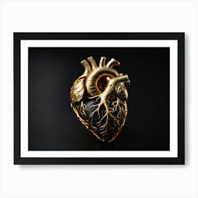 Heart Of Gold 2 Art Print