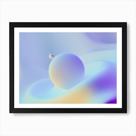 Abstract Sphere Art Print