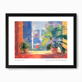 Auckland From The Window Series Poster Painting 3 Art Print