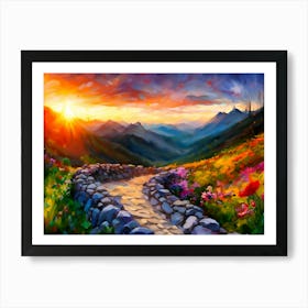 Path To The Sunset Poster