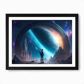 Truth Trek Cosmic Psychonaut Art Print