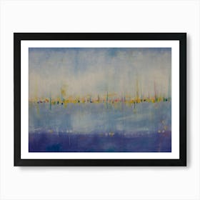 Blue Coast Art Print