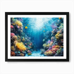 Coral Reef 1 Art Print