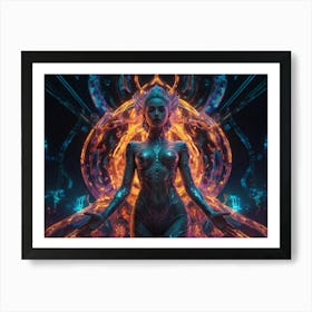 Crystal Goddess 1 Art Print