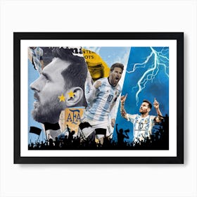 Argentina - Lionel Messi Art Print