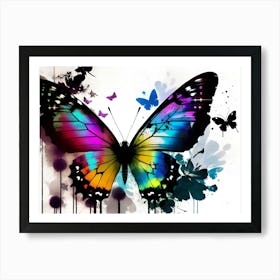 Colorful Butterfly 122 Art Print