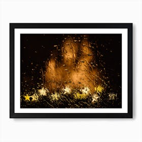 Rainy Night in Paris Art Print