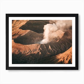 Bromo Volcano On Java In Indonesia Art Print
