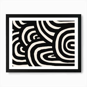 Abstract Swirls Art Print