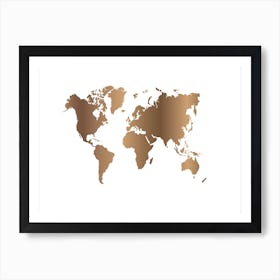 World Map 31 Art Print