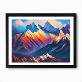 Mountains 3 Art Print