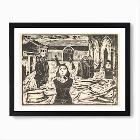 The Pretenders, The Last Hour, Edvard Munch Art Print