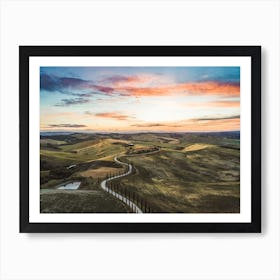 Tuscany Sunset Art Print