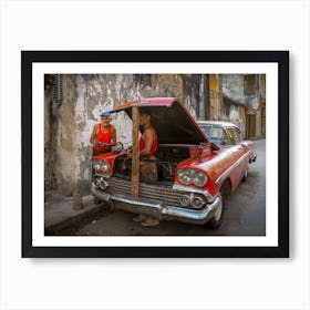 Car Repair Art Print