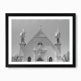 Detail Of Church, Dalhart, Texas By Russell Lee Art Print