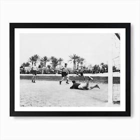 R.A.F Cup Final In Tripoli, 10th March, 1943 Art Print