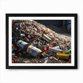 Recycled wastes Art Print