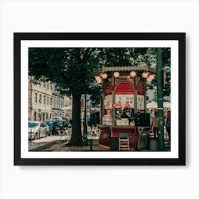 Little Kiosk In Lisbon Art Print