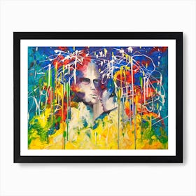 Two worlds of love Art Print