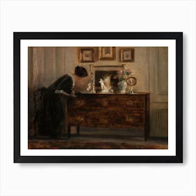 Vintage European Portrait Painting Art Print