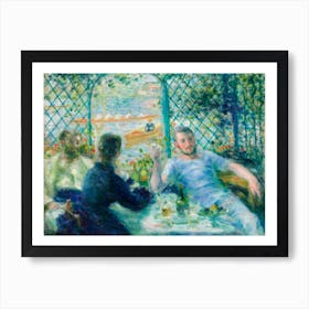 Lunch At The Restaurant Fournaise, Pierre Auguste Renoir Poster