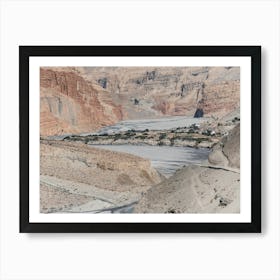 Valley In Tibetan Kingdom Of Mustang Art Print