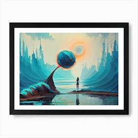 Lost Sun 1 Art Print