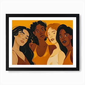 Women Of Color 3 Art Print