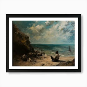 Contemporary Artwork Inspired By Gustave Courbet 2 Art Print