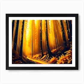 Forest Path 7 Art Print