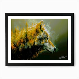 Red Wolf - Wolf Qualities Art Print