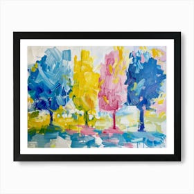 Three Trees 4 Art Print