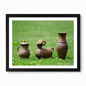 Trypillya. Vintage Slavic Pottery Photo. Fine Art Wall Decor. Pottery that remind us of the ancient high culture. Art Print