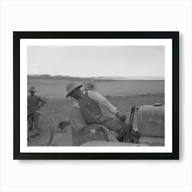 Untitled Photo, Possibly Related To Mormon Farmer Working On Fsa (Farm Security Administration) Cooperative 2 Art Print