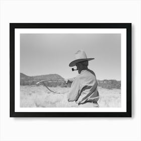 Forked Stick Pulls Towards Direction Of Water, Pie Town, New Mexico By Russell Lee Art Print