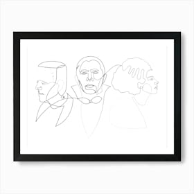 Thriller Trio Art Print