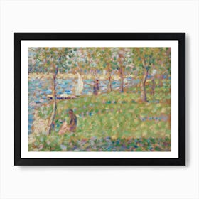 Study For La Grande Jatte, Georges Seurat Art Print